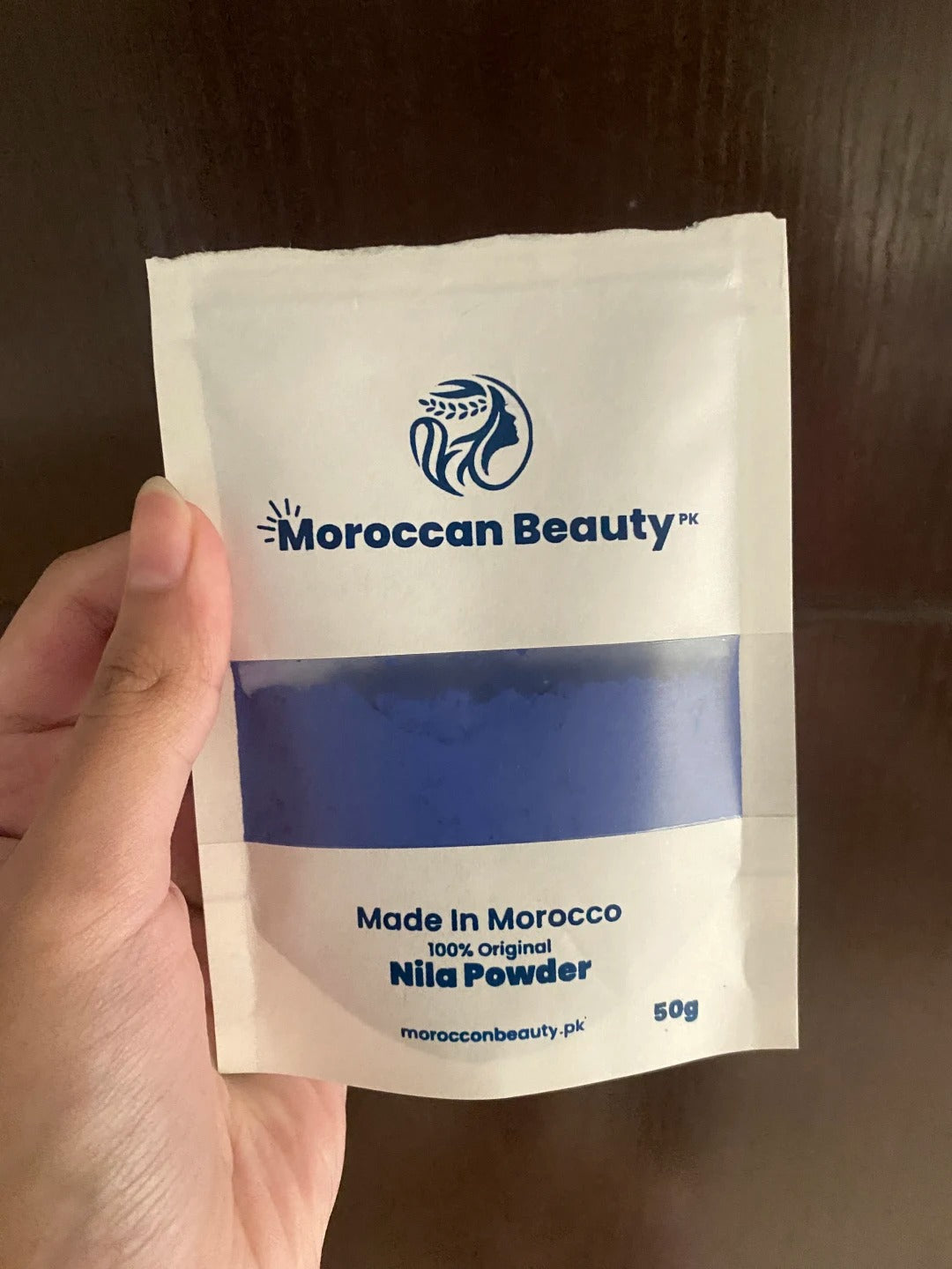 Moroccan Blue Nila Skin Whitening Powder