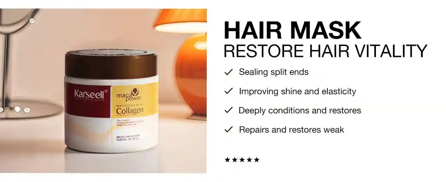 Karseell Collagen Deep Repair Hair Mask 500ml