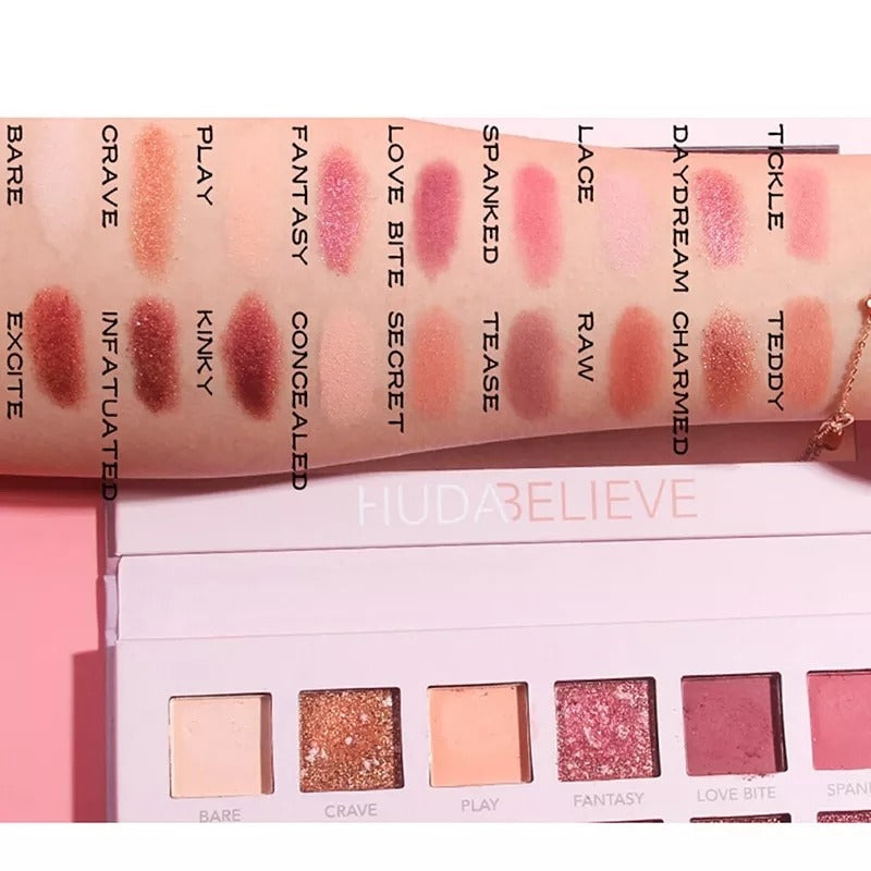 Huda Beauty 18 Colors Nude Eyeshadow Palette