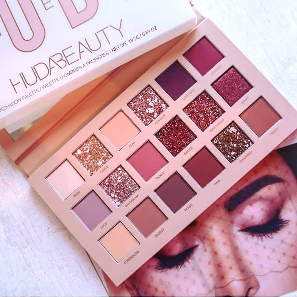 Huda Beauty 18 Colors Nude Eyeshadow Palette